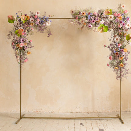 Kultainen tausta kehys neliö 2m