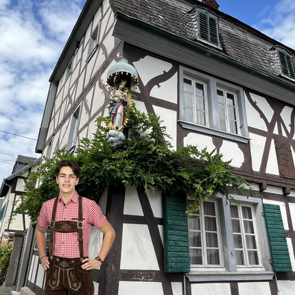 Lederhose Brown Miehet Pitkä