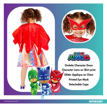 Lapsen puku Owlette Rainbow Dress 6/8 vuotta