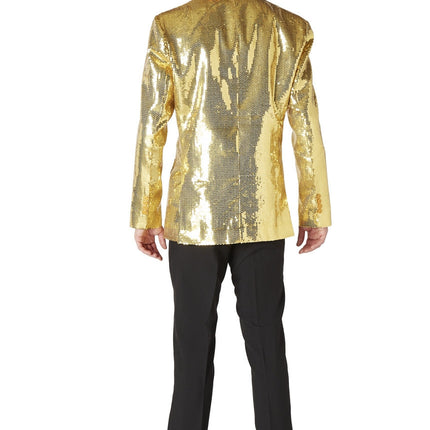 Kultainen puku paljetteja