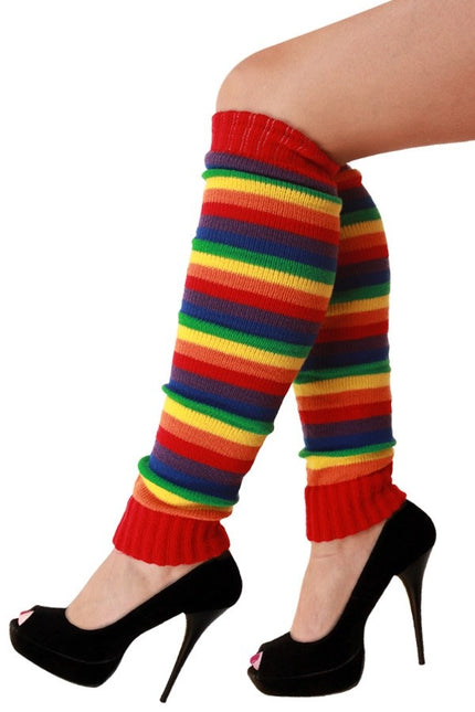 Säärilämmittimet Rainbow Narrow Stripe