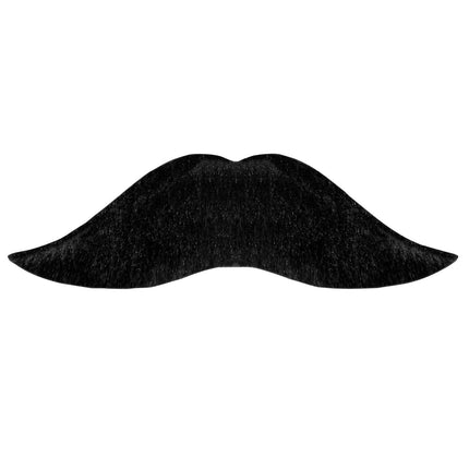 Mustat väärennetyt viikset Large