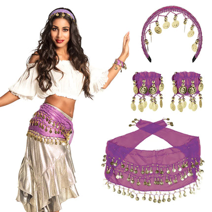 Tarvikesarja Purple Belly Dancer 4 kpl