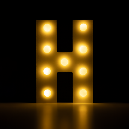H Light Letter 16.5cm