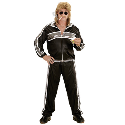 Neon 80S Verryttelypuku Viallisten miesten glitteri