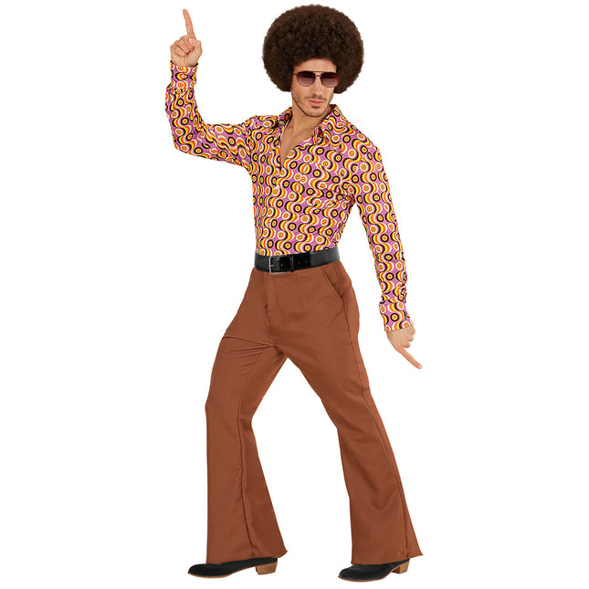 Disco 70S Housut Ruskeat Miehet