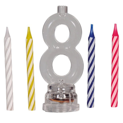 Kynttilänjalka 8 vuotta Led 13cm