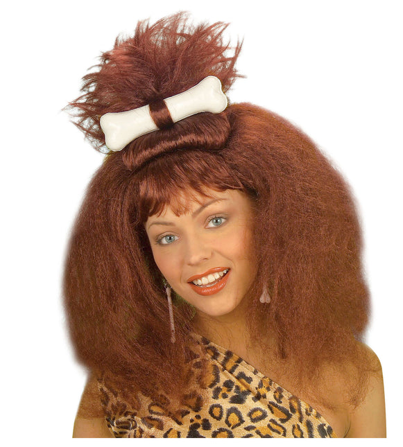 Ruskea peruukki luolamies