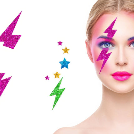 Kasvot tarrat Lightning