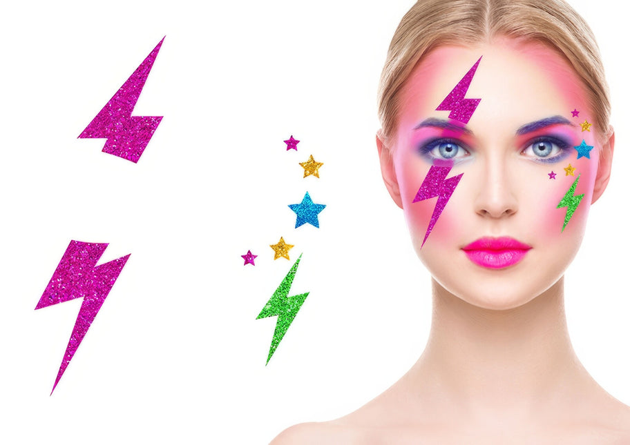 Kasvot tarrat Lightning