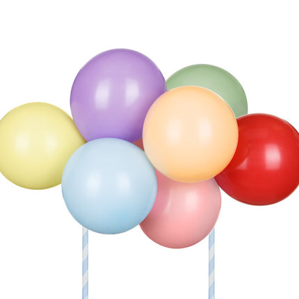 Sateenkaari kakku toppari ilmapallot 29cm