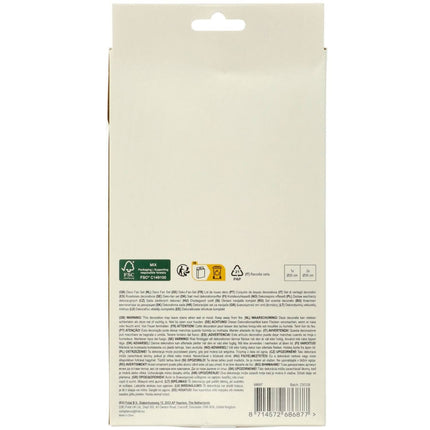 Hyvää syntymäpäivää paperituulettimet musta 3kpl