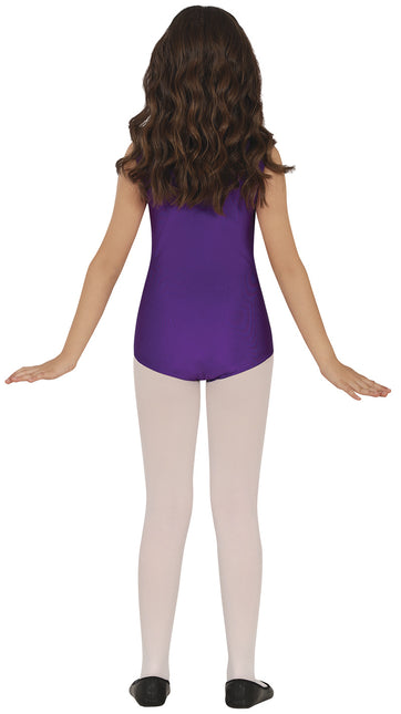 Tytön violetti trikoo hihaton