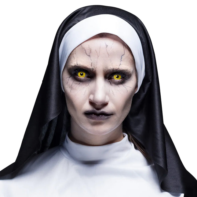 Keltaiset värilliset linssit