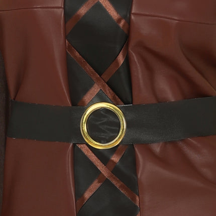 Viikinki puku ruskea naiset