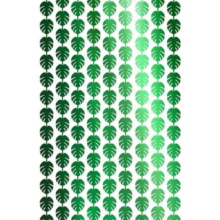 Havaiji Ovi Verho Vihreä Palm Leaves 2m