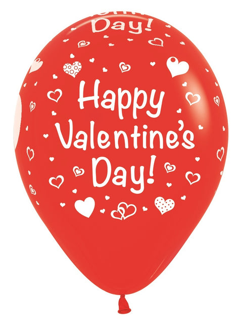 Ilmapallot Happy Valentines Day Mix 30cm 25kpl