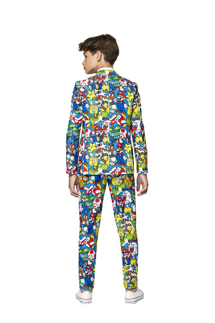 Super Mario puku poika teini OppoSuits