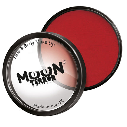 Moon Terror Halloween Pro Face Paint Kakkupurkit verenpunainen 36g