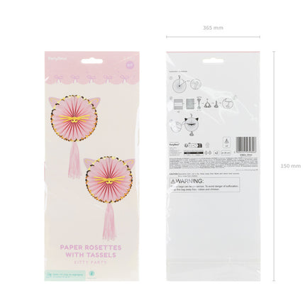 Kissa ruusuke 26cm 2kpl