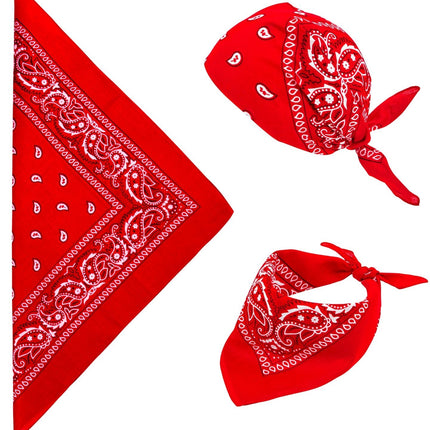 Punainen Bandana kuvio