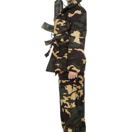 Armeijan puku vihreä poika