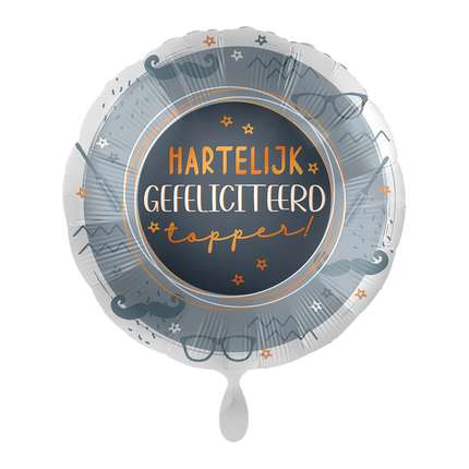 Hyvää syntymäpäivää helium ilmapallo Topper tyhjä 43cm