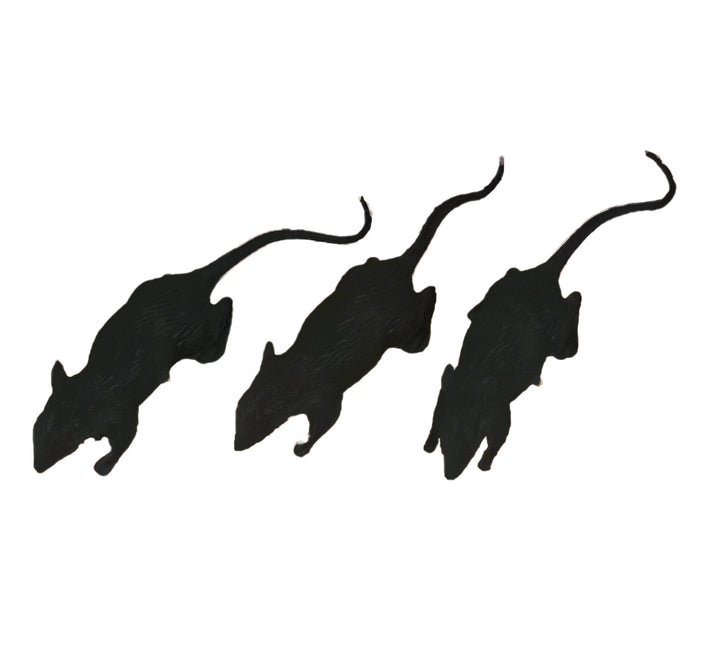 Pöydän koriste rotat 6cm 3kpl