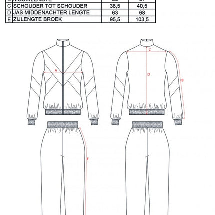Verryttelypuku 80`S Style Lapset 164