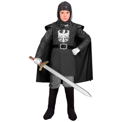 Ritari puku Harmaa poika 3-osainen