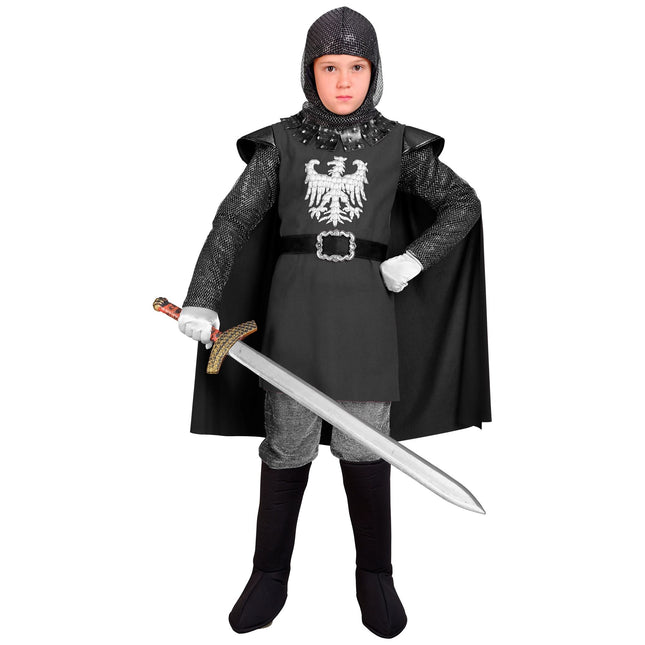 Ritari puku Harmaa poika 3-osainen