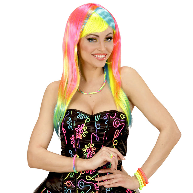 Värillinen rannekoru 4kpl