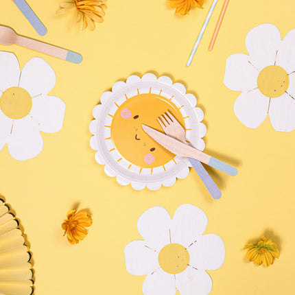 Kukat lautasliinat 16.5cm 12kpl