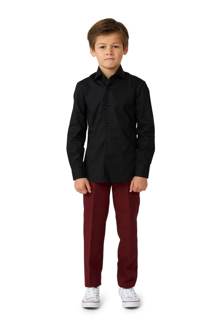 Musta paita poika OppoSuits