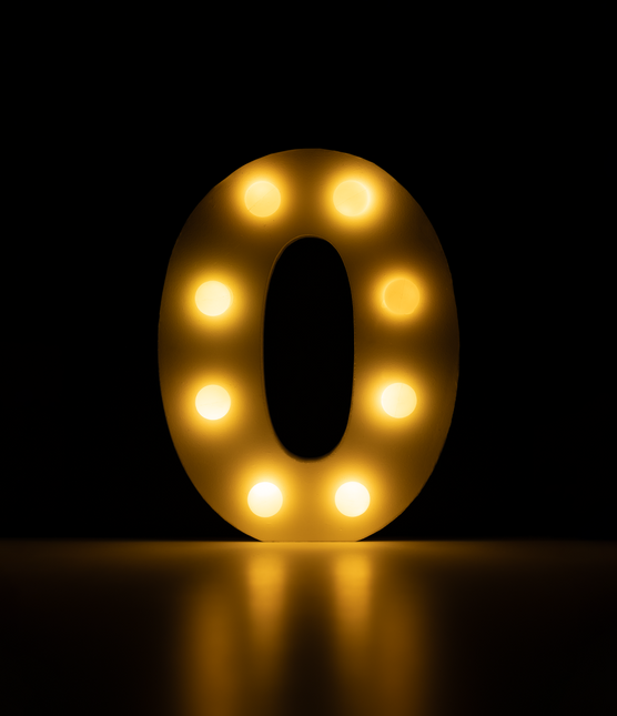 O Light Letter 16.5cm