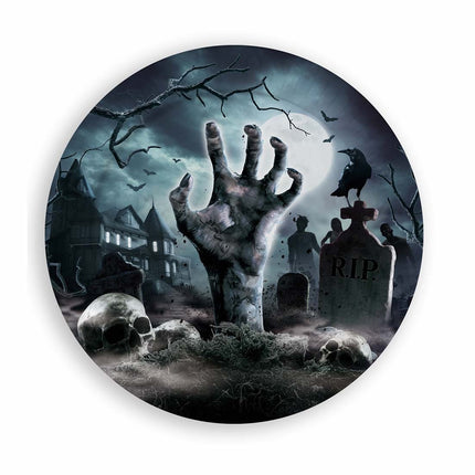Halloween hautausmaan lautaset 23cm 6kpl