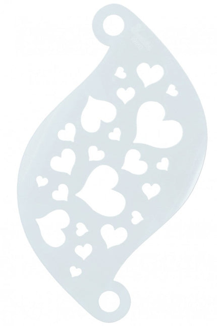 Valkoinen muodostavat malli sydämet