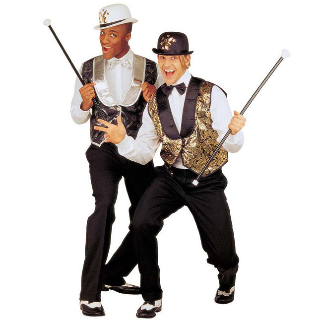 Musta kävelykeppi äänen kanssa