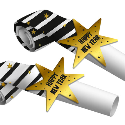 Rullakielet Hyvää uutta vuotta 6kpl