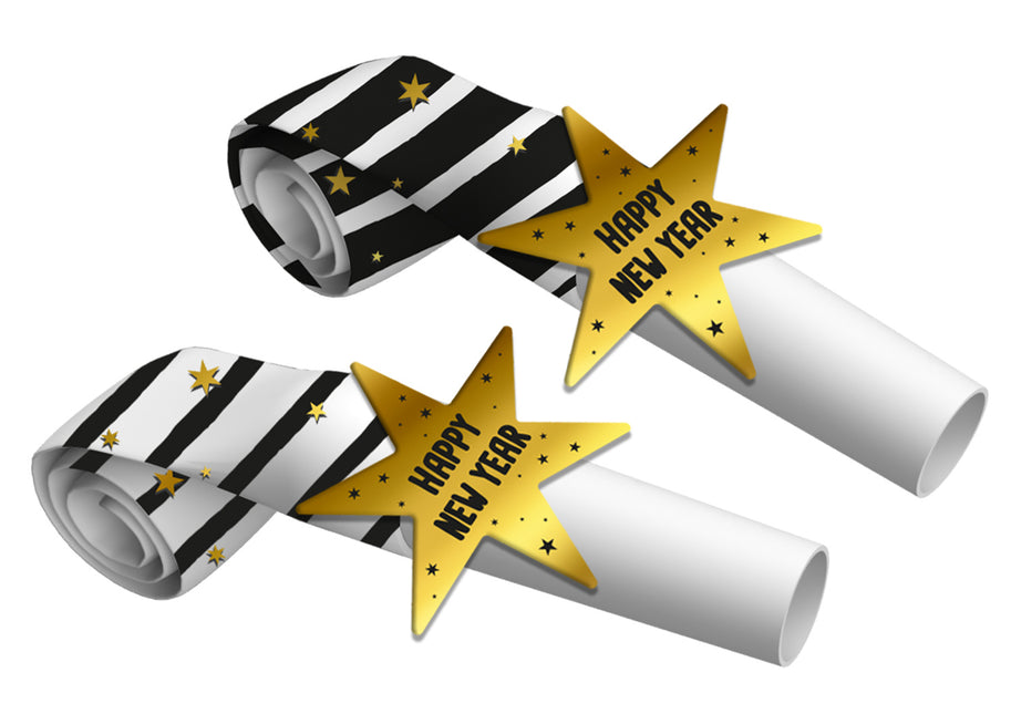 Rullakielet Hyvää uutta vuotta 6kpl