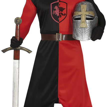 Ritari puku sininen punainen miehet