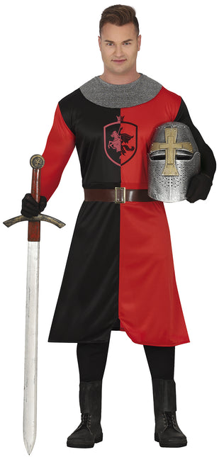 Ritari puku sininen punainen miehet