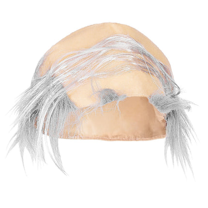 Peruukki vanha mies kulmakarvojen kanssa