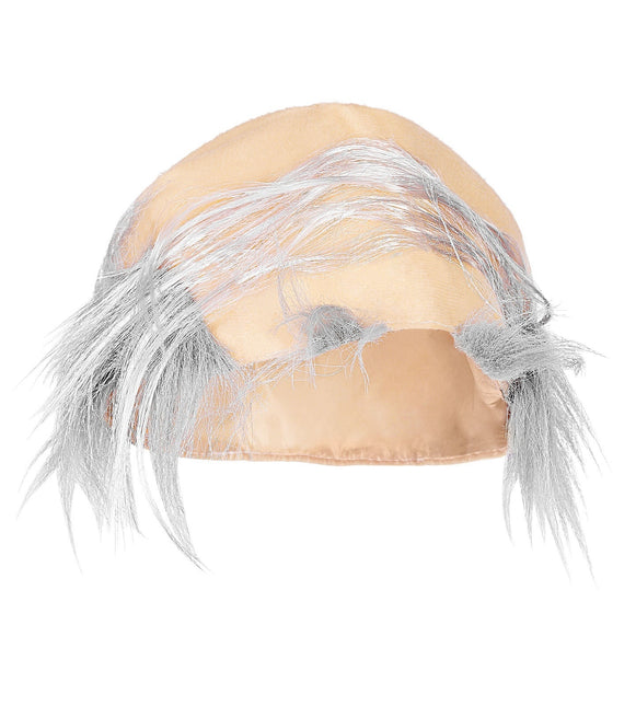 Peruukki vanha mies kulmakarvojen kanssa