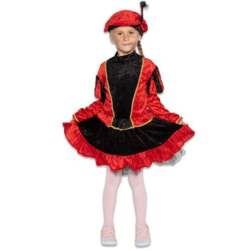 Pietenpak Kind Jurk Petticoat punainen