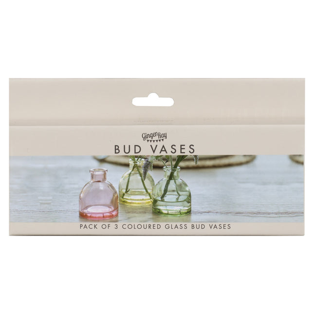 Värillinen pöydän koristelu lasi 3kpl