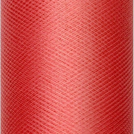 Punainen Tulle Roll 30cm 9m