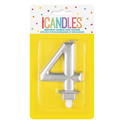 4 vuoden kynttilä hopea