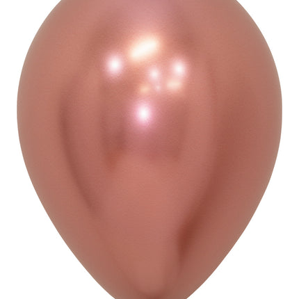 Ilmapallot Reflex Rose Gold 30cm 12kpl