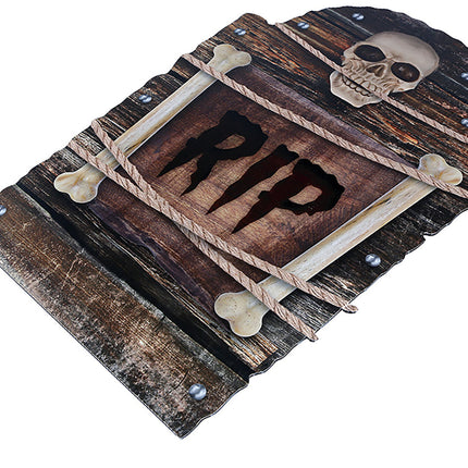 Ruskea Halloween koriste hautakivi Rip 56cm